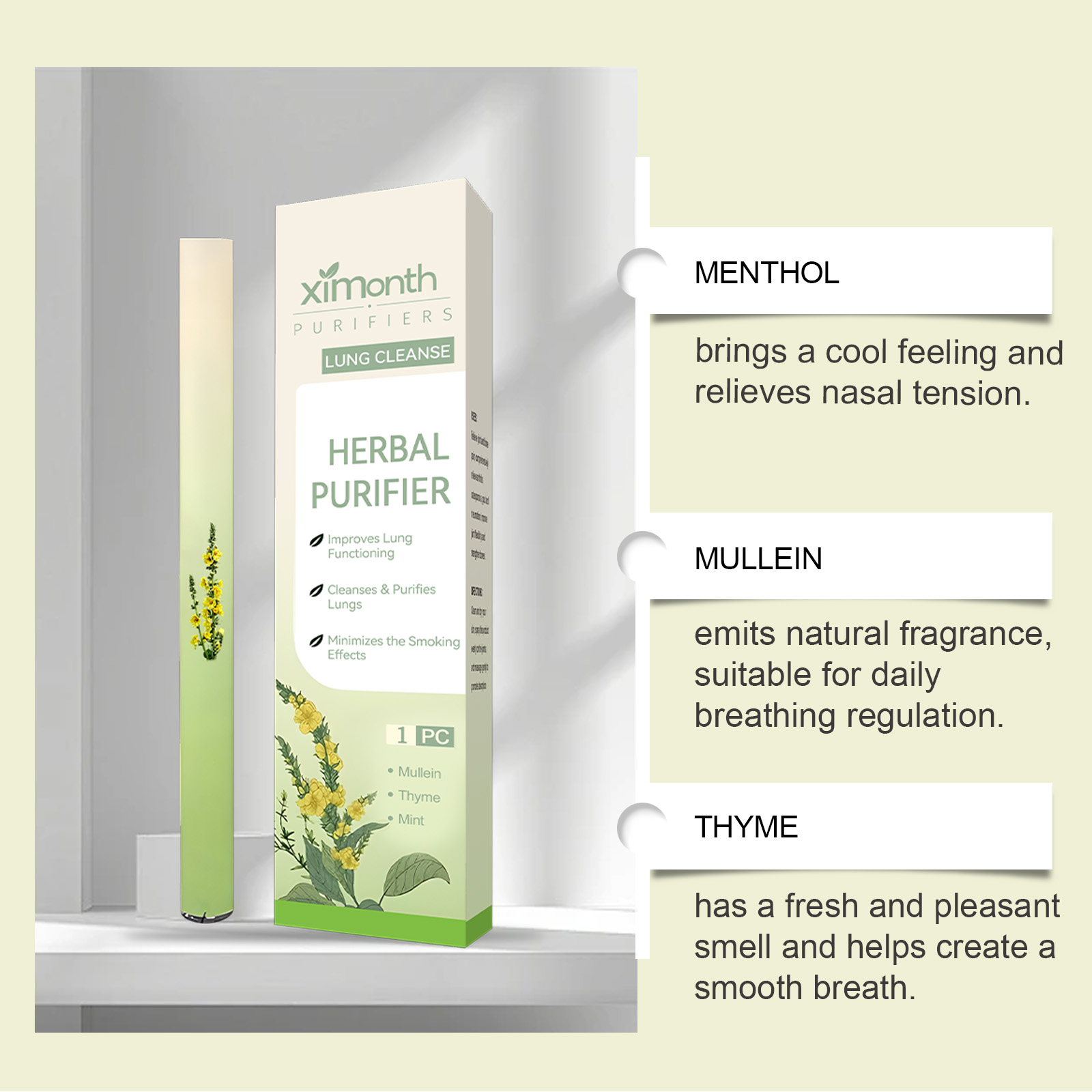 Natural Herbal Breathing Stick - Herbal Wellness In review and price