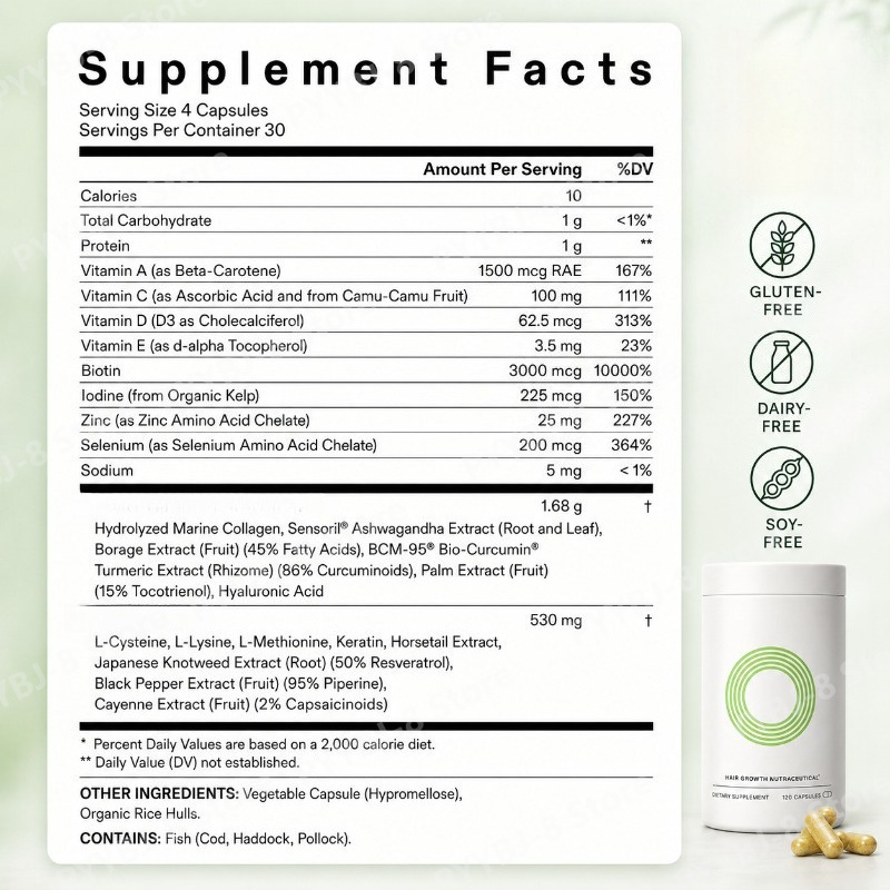 120 Count Women Hair Wellness  - Herbal Wellness In review and price